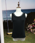 Black Beaded Lace Trim Wear