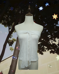 White Chiffon Tie Bandeau Wear
