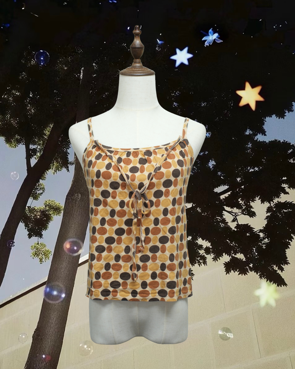 Dot Print Soft Cotton Top