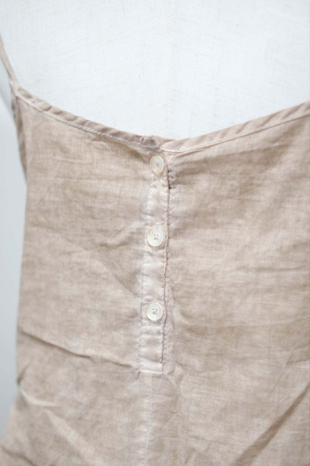 Coffee Lace Embroidery Waist Drawstring Blouse