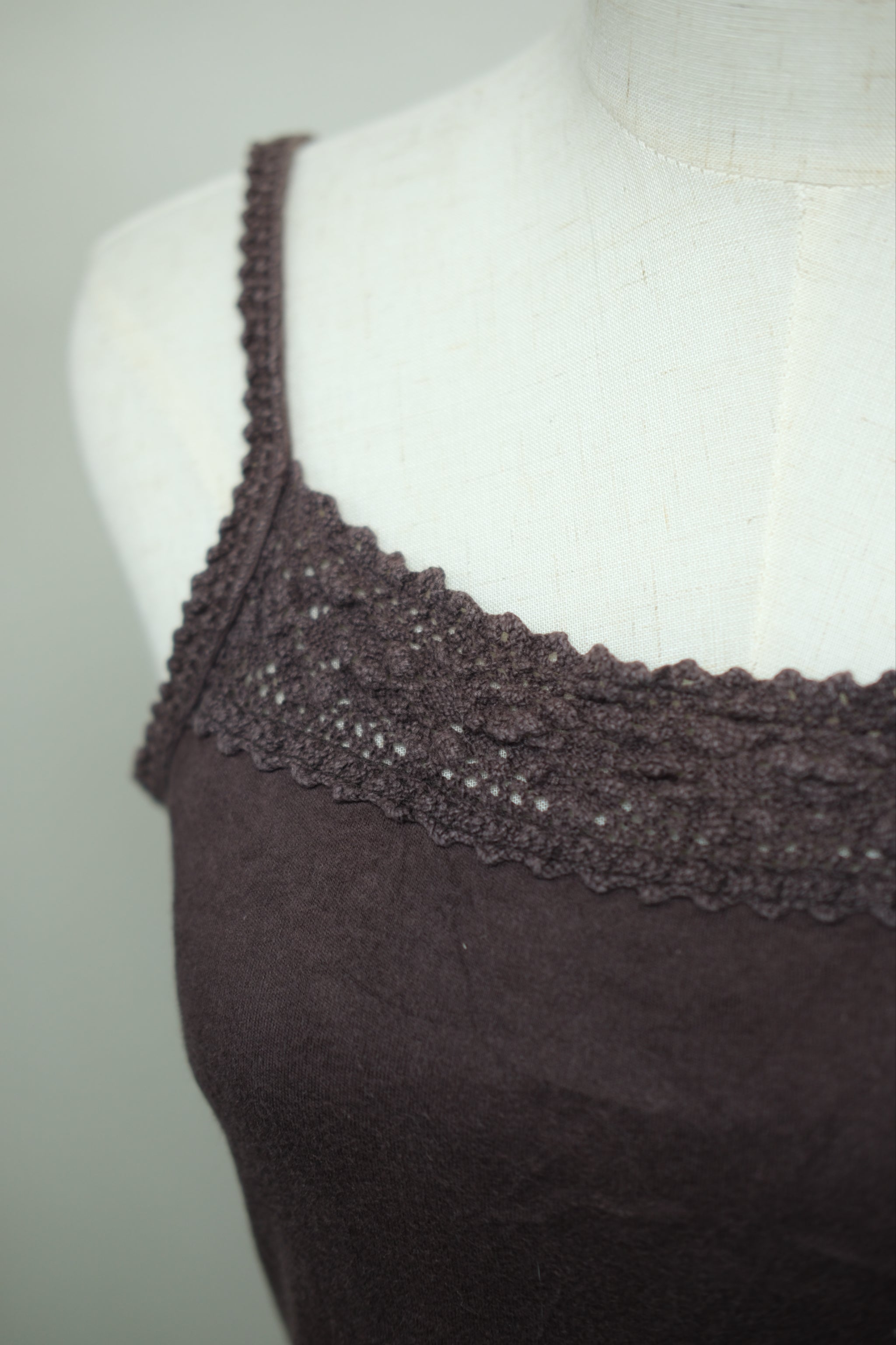 Brown Lace Trim Wear