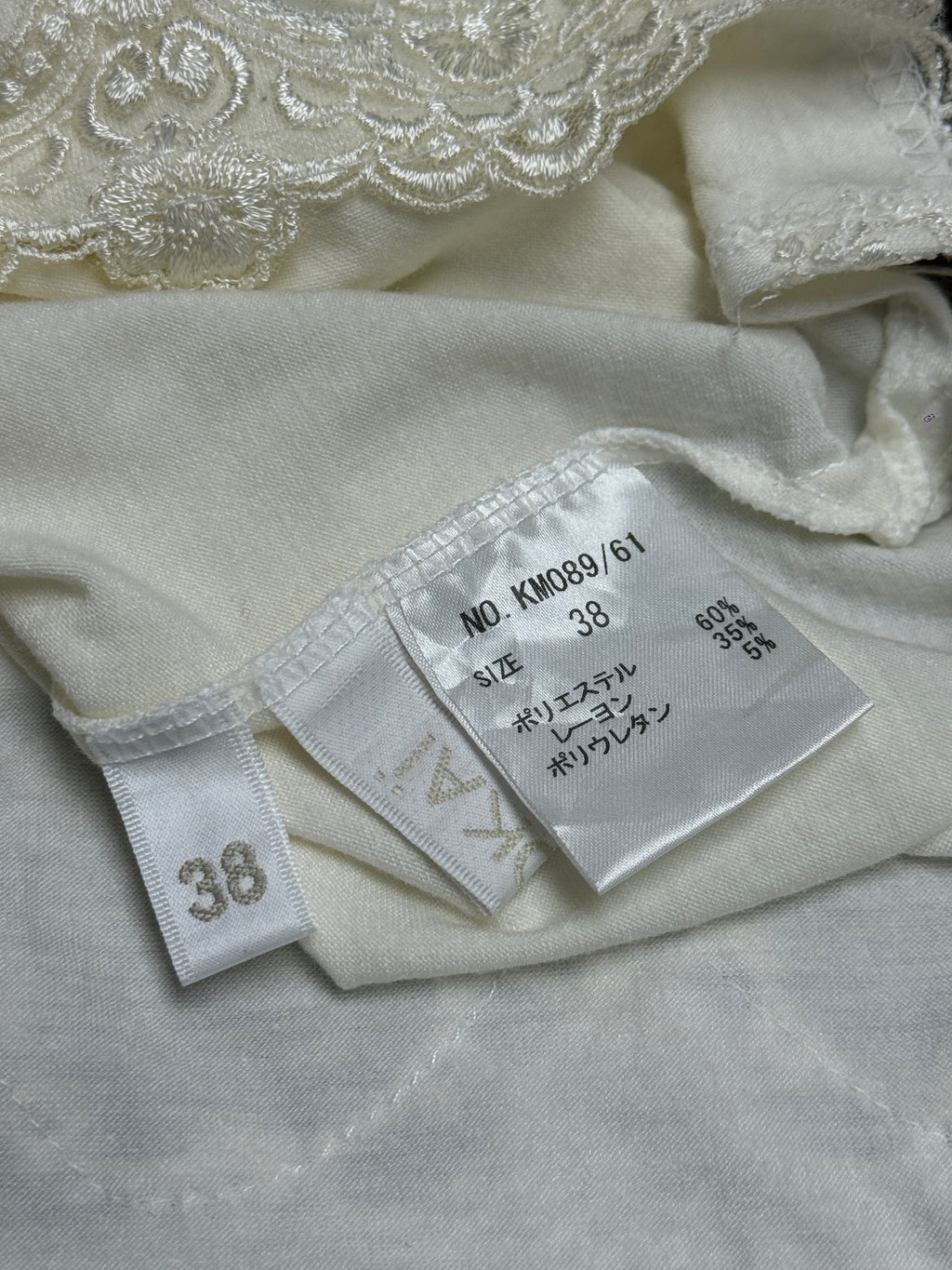 Off‑White Beaded Lace Wear