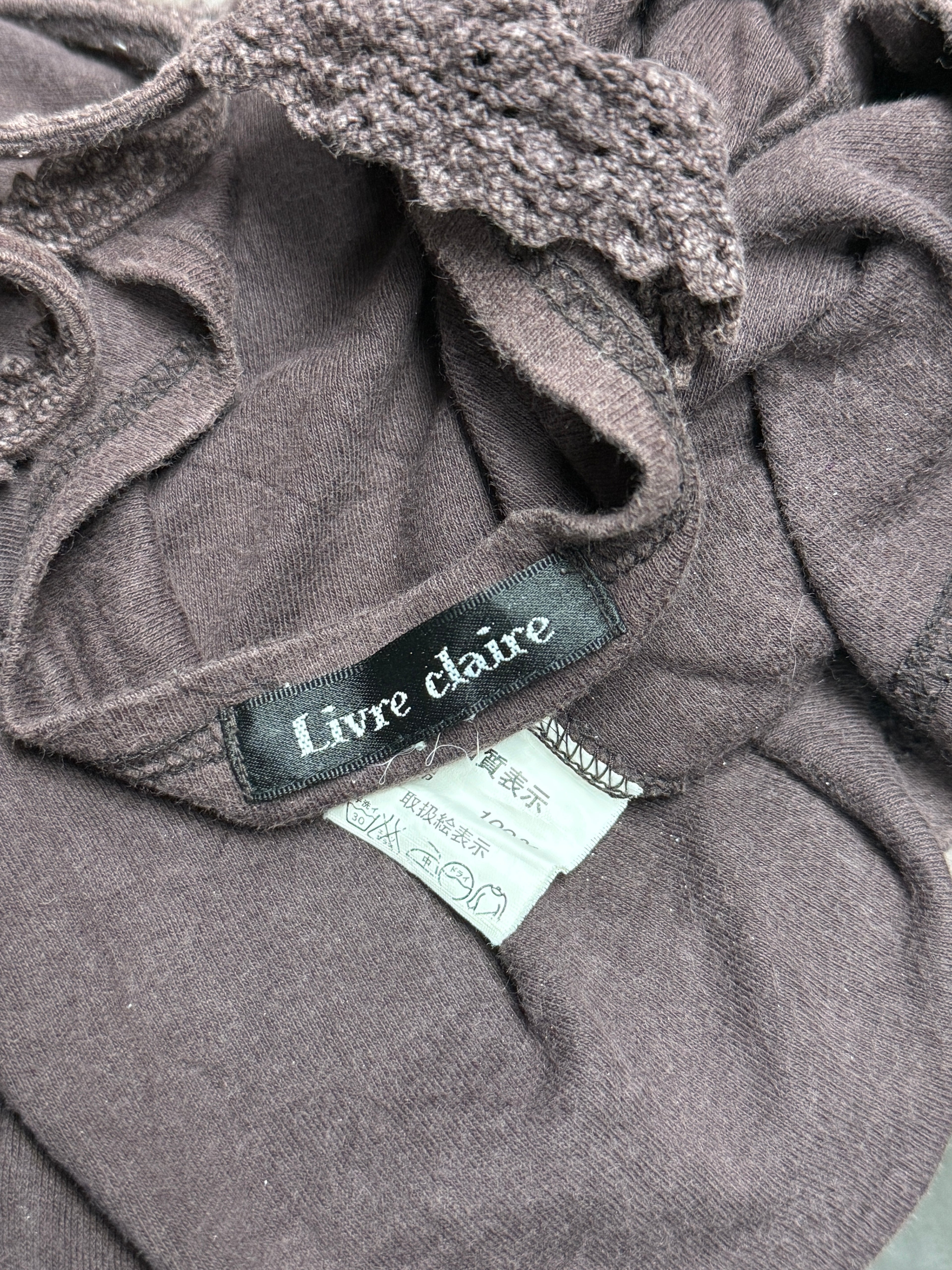 Brown Lace Trim Wear