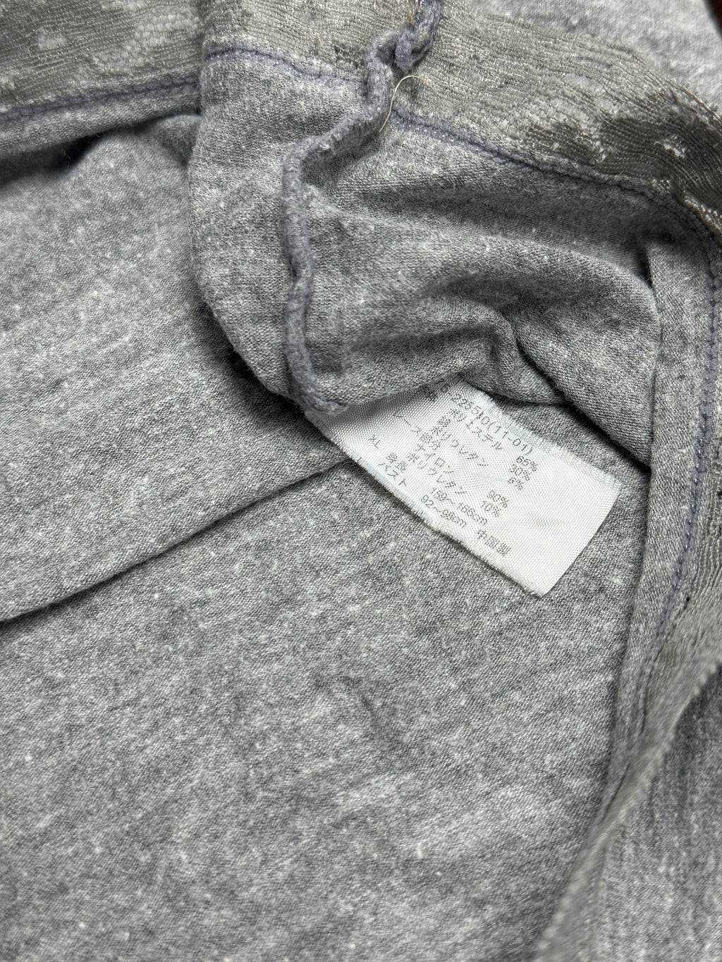 Heather Grey Dual‑Edge Lace Wear