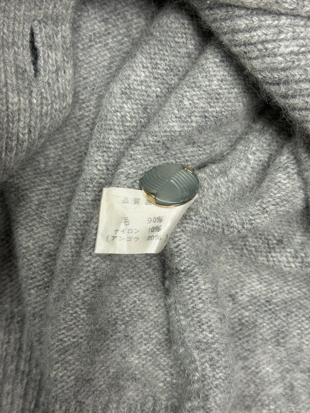 Heather Grey Embroidered Floral V-Neck Cardigan