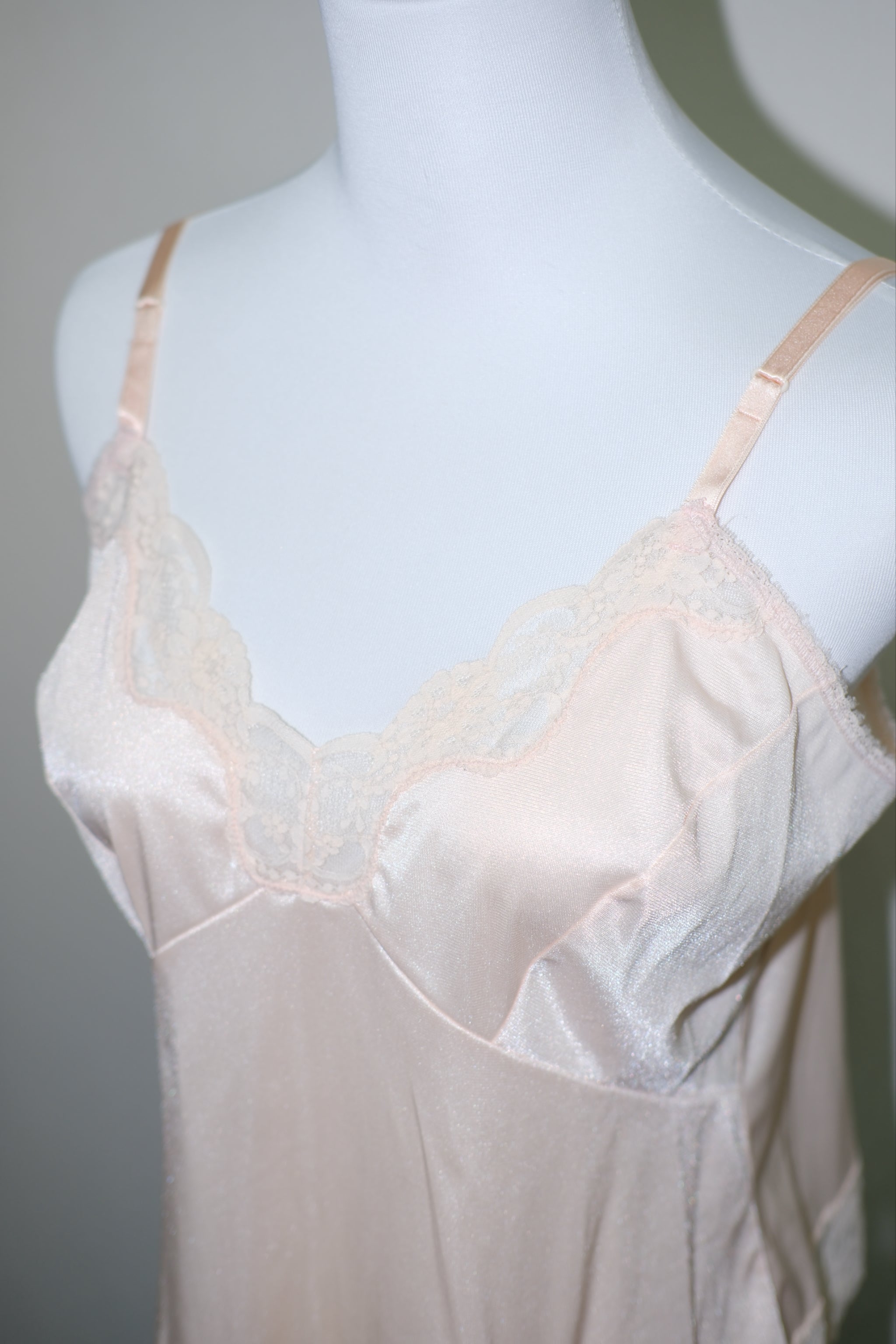 Peach Lace Trim Camisole