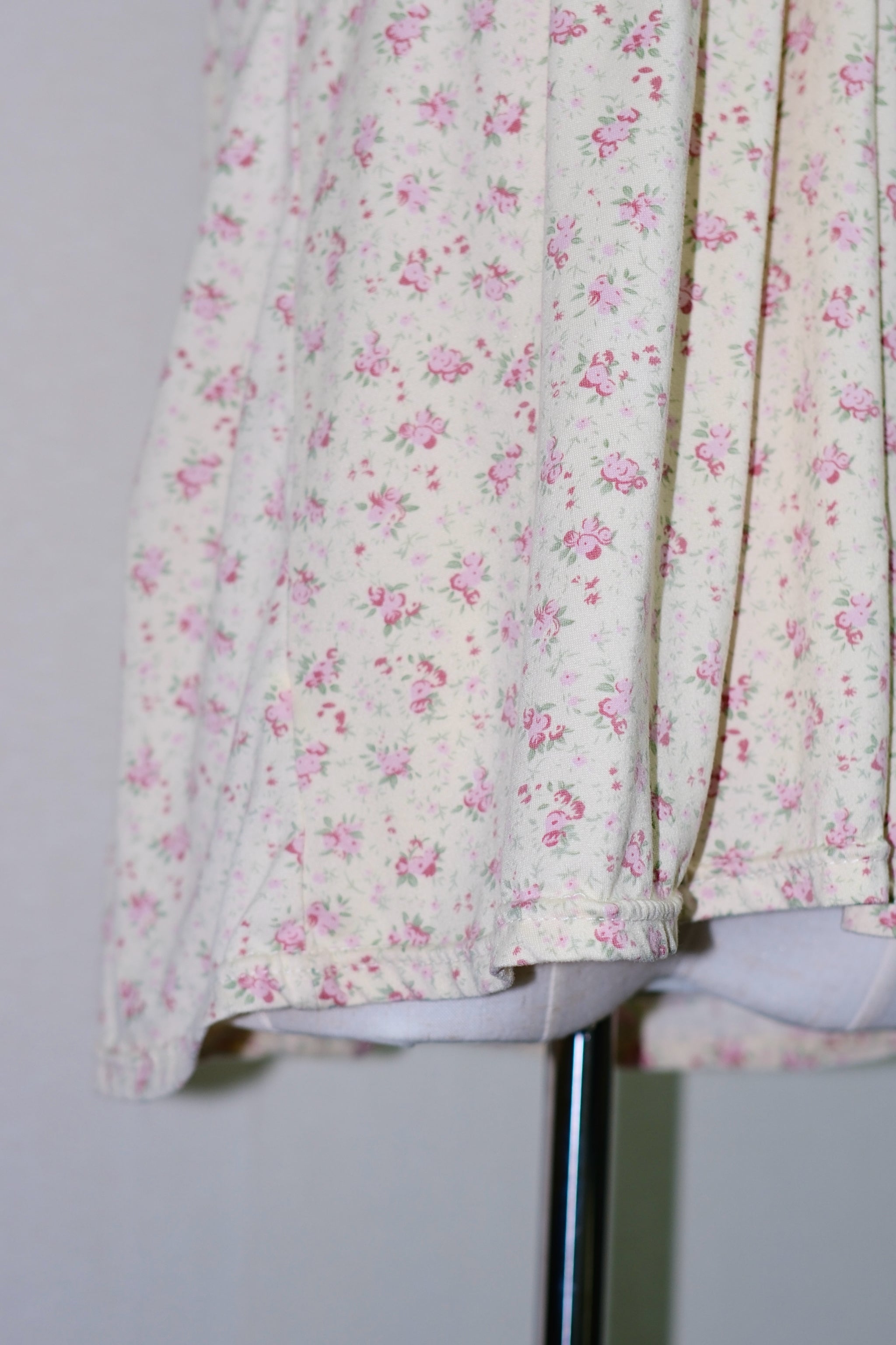 Beige Ditsy Floral Babydoll Cami Top
