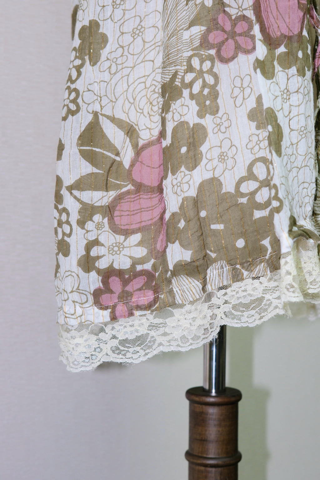Floral Crochet Halter Open-Front Cover-Up