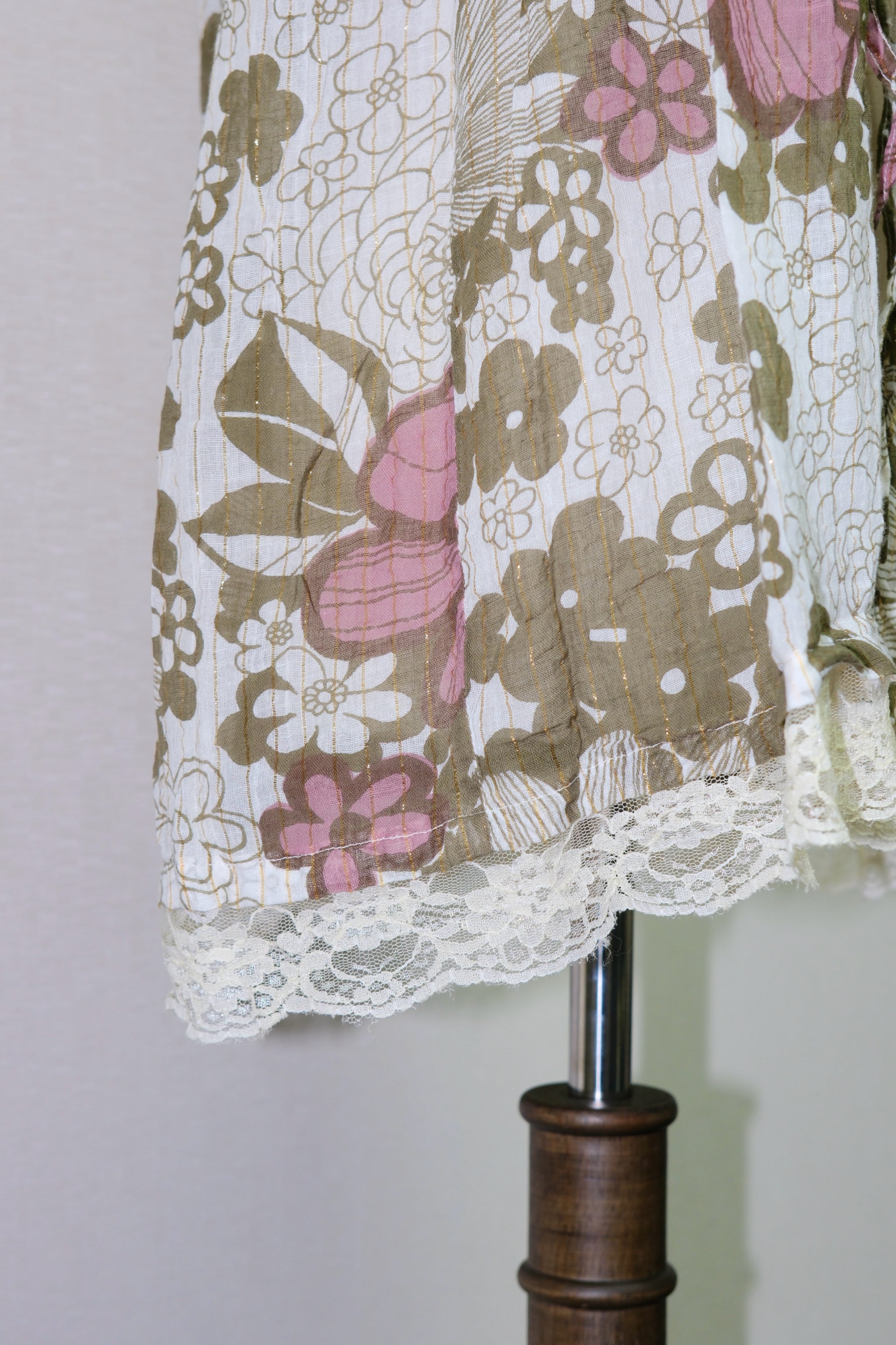 Floral Crochet Halter Open-Front Cover-Up